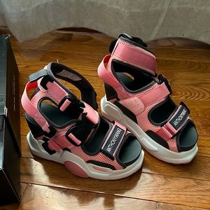Anthony Wang sandal pink platform size 7 New in box